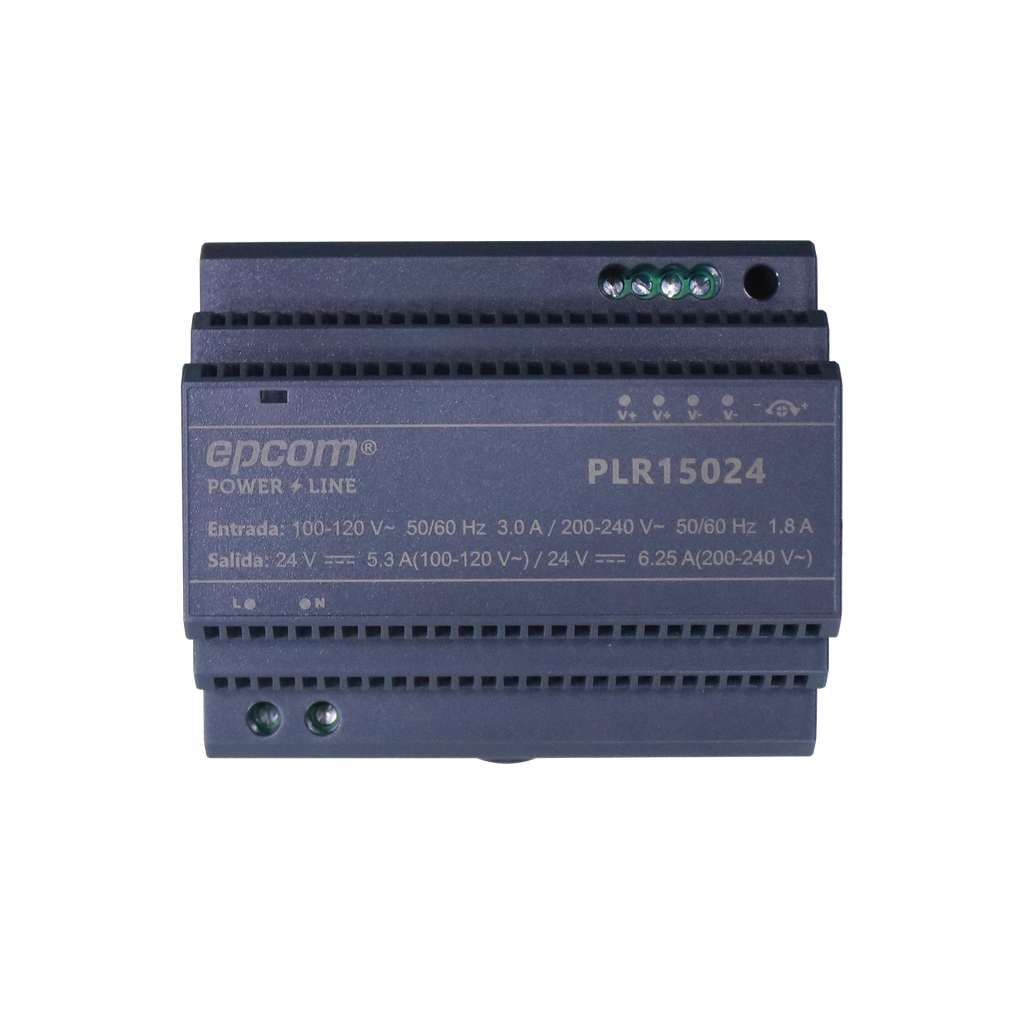 [PLR-150-24] Fuente de alimentación de 12 Vcc/ 10.2 Amperes / 122.4 W