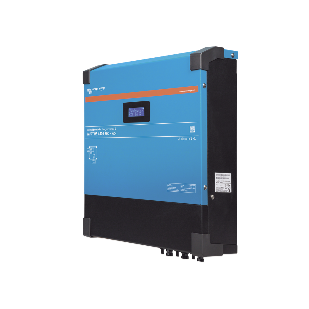 [MPPTRS450/200] SmartSolar MPPT RS 450/200-MC4. Controlador Solar MPPT 200A, Voltaje: 48 Vcc. Para uso con Inv. Cargadores Victron