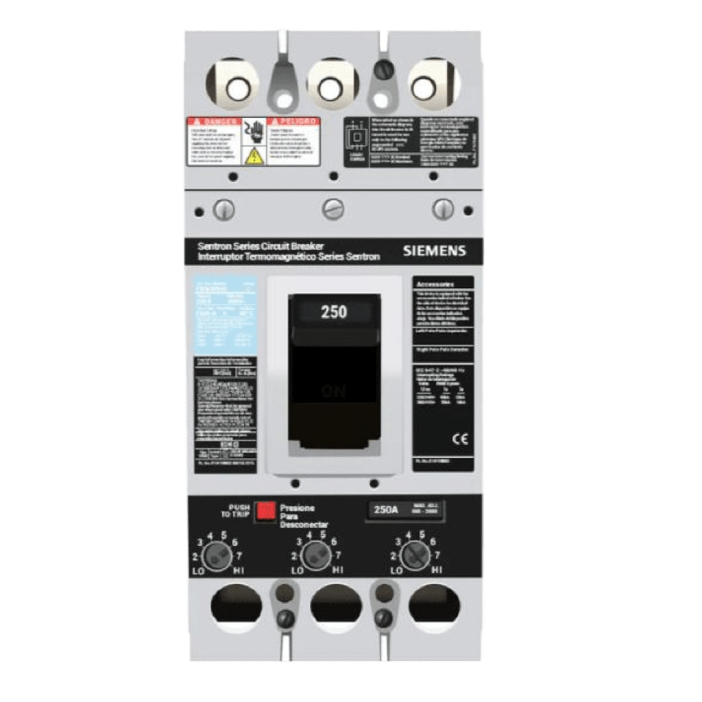 [FXD63B250L] Interruptor Termomagnético 600V 3X250A, Con zapatas principales.